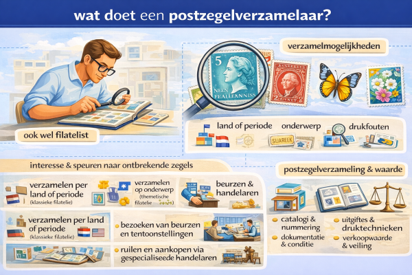 Wat doet een postzegelverzamelaar